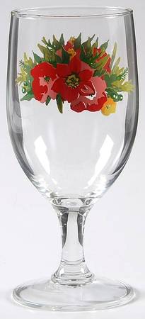 Holiday Cheer Glassware Goblet