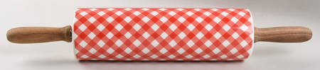 Charming Check Rolling Pin