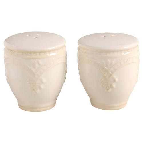 Farmhouse Lace Linen Salt & Pepper Set