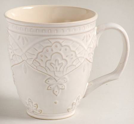 Farmhouse Lace Linen Mug