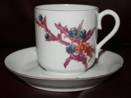POY918 Flat Cup & Saucer Set