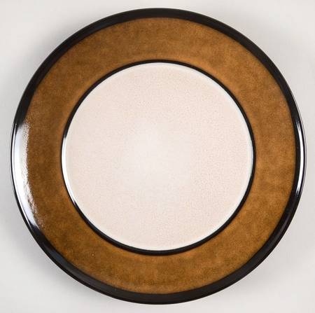 Reactive Rim Curry Yellow Salad Plate