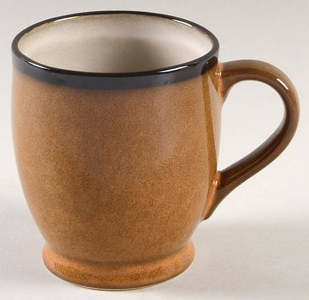 Reactive Rim Curry Yellow Mug