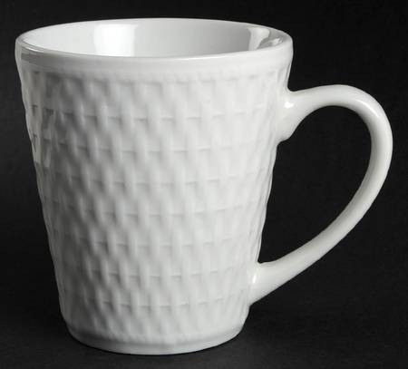 White Crown Weave Mug