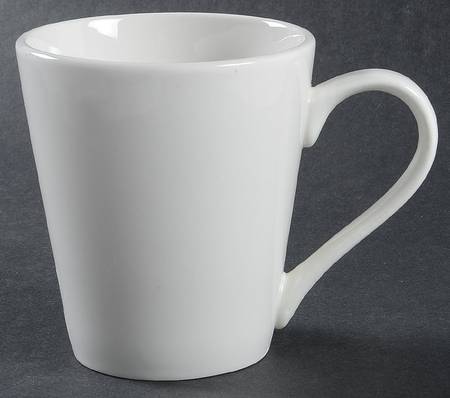 Serene White (Round) Mug