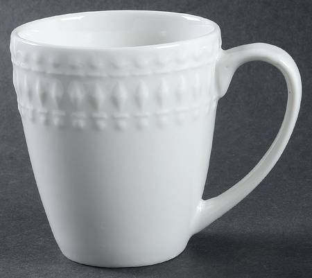 White Crown Gem Mug
