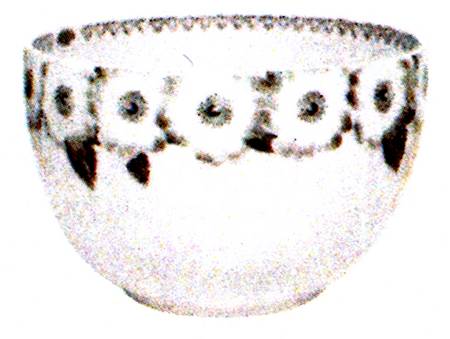 Rose Large Round Serving Bowl