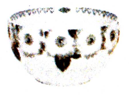 Rose Small Round Serving Bowl