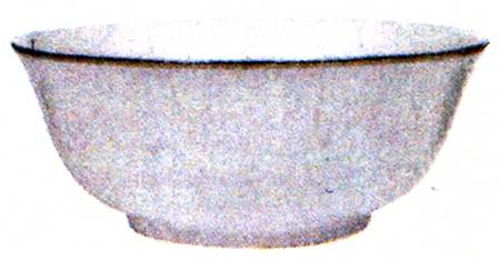 Nathalie Platinum 9" Salad Serving Bowl
