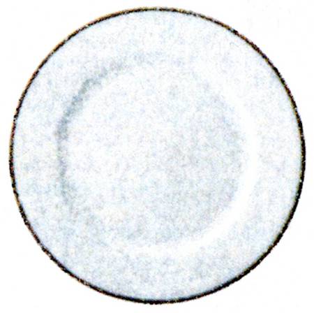 Nathalie Gold 12" Gourmet Plate