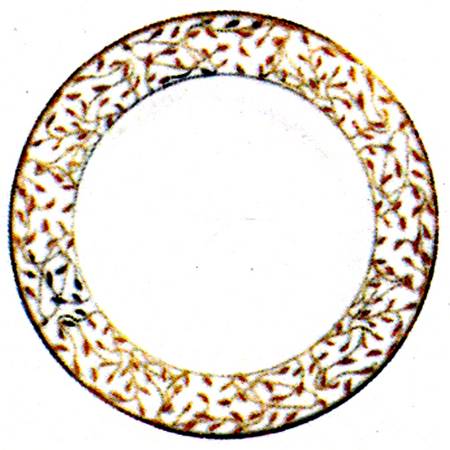 Cecilie Gold Salad Plate