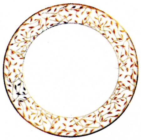 Cecilie Gold Dinner Plate