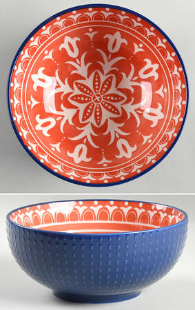 Pad Print (Mix and Match) 8" Round Serving Bowl