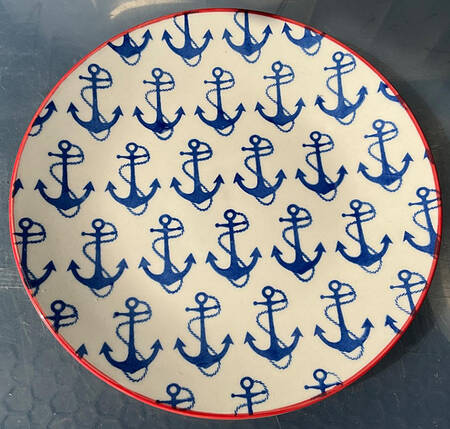 Pad Print (Mix and Match) Salad Plate
