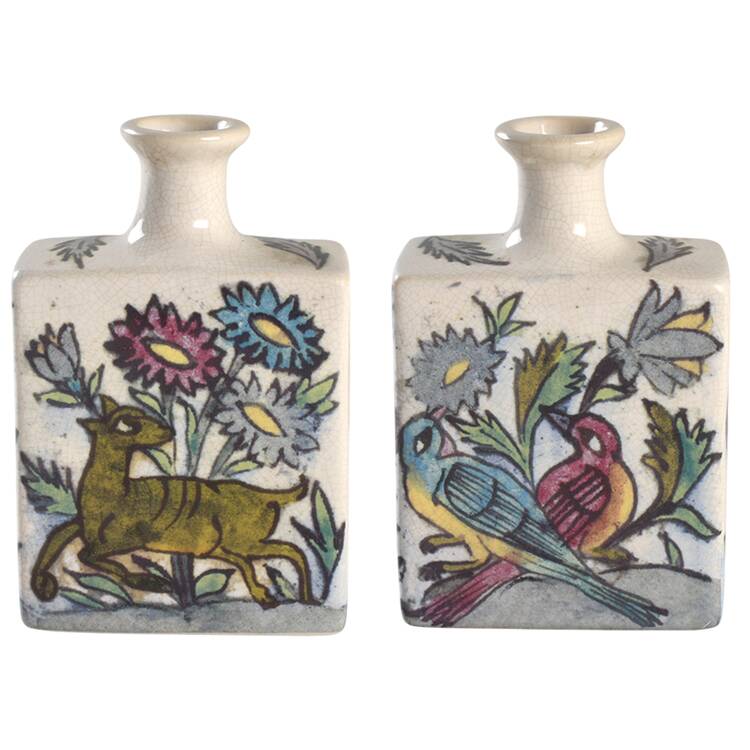 Iznik 6" Rectangular Vase