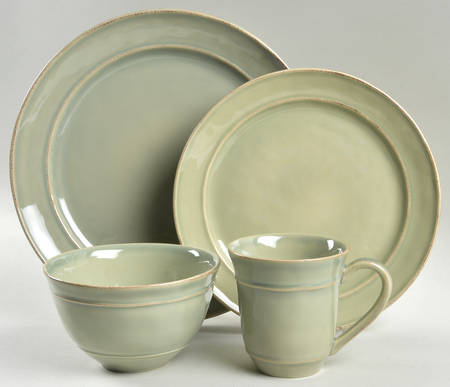 Cambria Celadon 4 Piece Place Setting