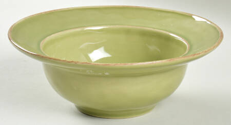 Cambria Celadon Rim Soup Bowl