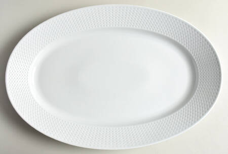 Perle 19" Oval Serving Platter by Pillivuyt