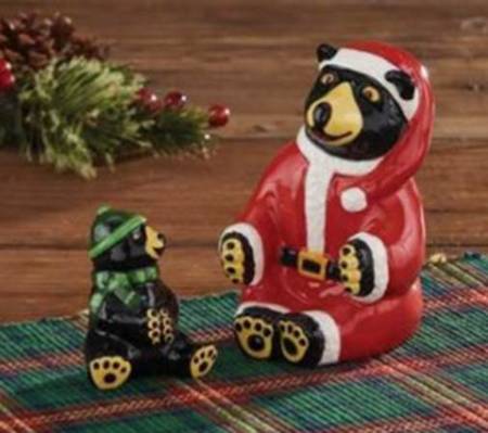 Hometown Holiday Figural Salt & Pepper Set