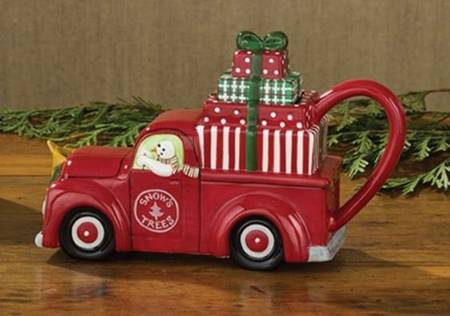 Christmas Vacation Figural Teapot & Lid
