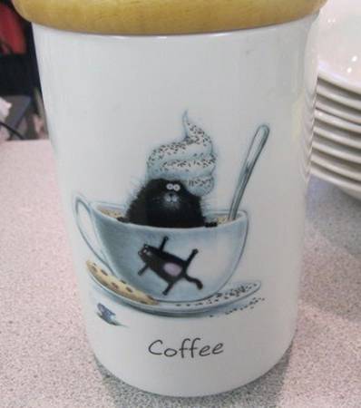 Splatt Coffee Canister & Wood Lid