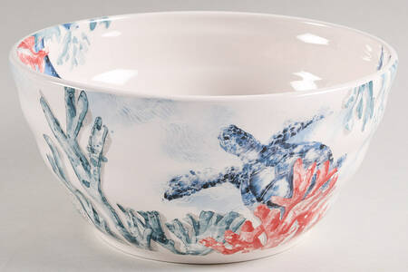 Sea Life 9" Round Serving Bowl