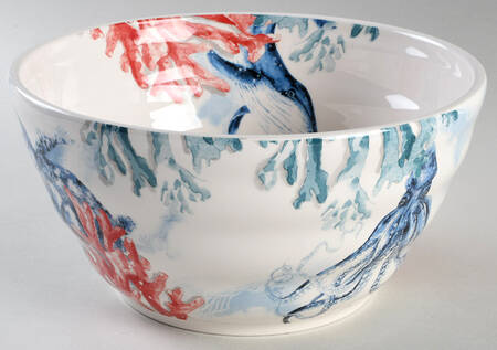 Sea Life 9" Round Serving Bowl