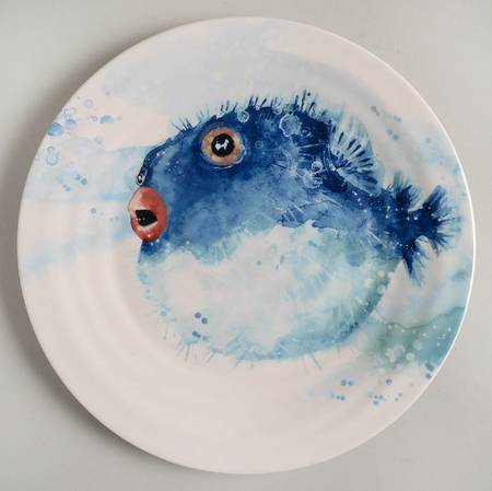Sea Life Salad Plate