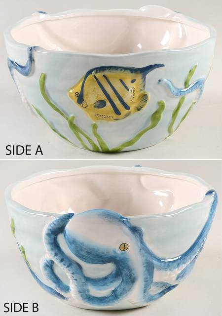 Sea Life 8" Round Serving Bowl