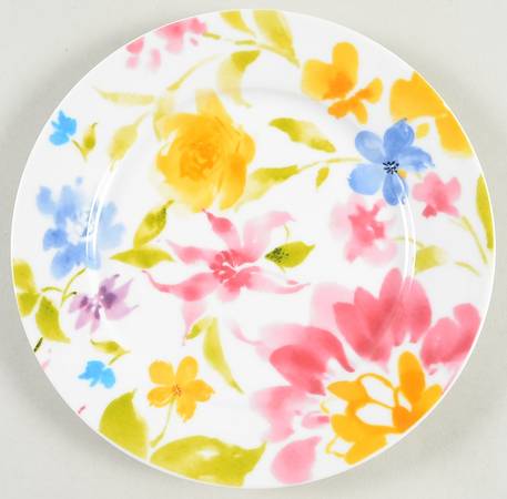 Floral Bouquet Salad Plate
