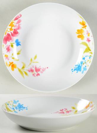 Floral Bouquet 8" Individual Pasta Bowl
