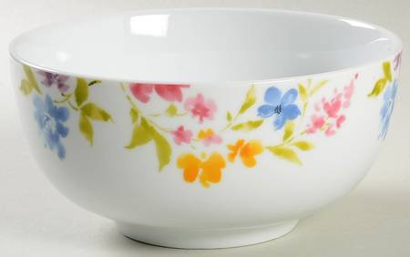 Floral Bouquet Coupe Cereal Bowl