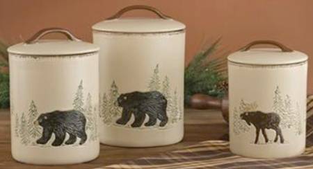 Rustic Retreat (3 Piece) Canister Set (Box Set)