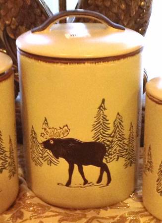 Rustic Retreat Large Canister & Lid
