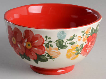 Vintage Floral Soup/Cereal Bowl
