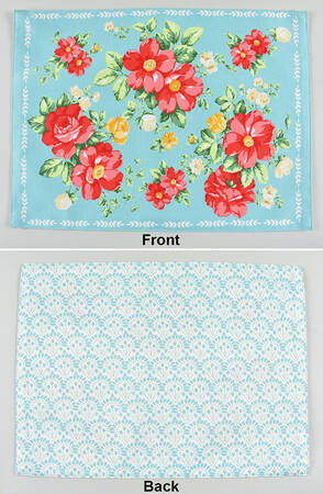 Vintage Floral Cloth Placemat