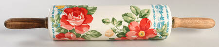 Vintage Floral Rolling Pin