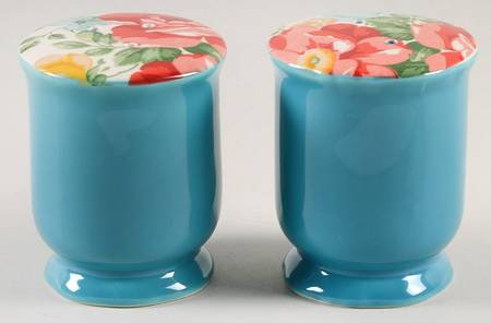 Vintage Floral Salt & Pepper Set