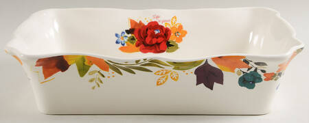 Timeless Floral 13"  Rectangular Baker