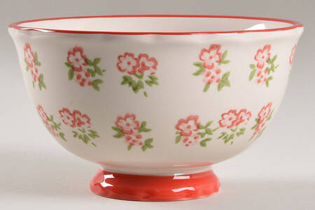 Timeless Floral Footed Soup/Cereal Bowl