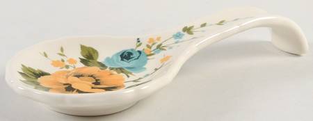 Rose Shadow Spoon Rest/Holder (Holds 1 Spoon)