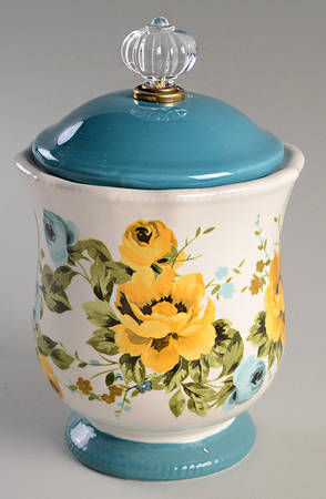 Rose Shadow Small Canister & Lid