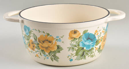 Rose Shadow 4 Qt Dutch Oven W/No Lid