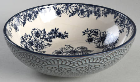 Gabriela Blue 8" Individual Pasta Bowl by Pfaltzgraff