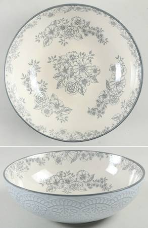 Gabriela Gray 8" Individual Pasta Bowl