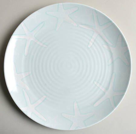 Venice (Aqua) Melamine Dinner Plate