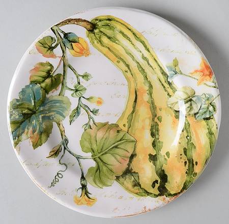 Pumpkin Patch Salad Plate