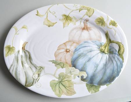 Autumn Bliss 16" Oval Serving Platter