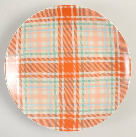 Harvest Plaid Appetizer Plate