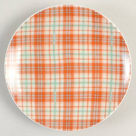 Harvest Plaid Appetizer Plate